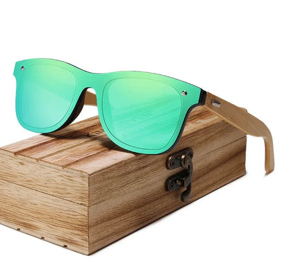 Anti Strain Polarized Bamboo Sunglasses