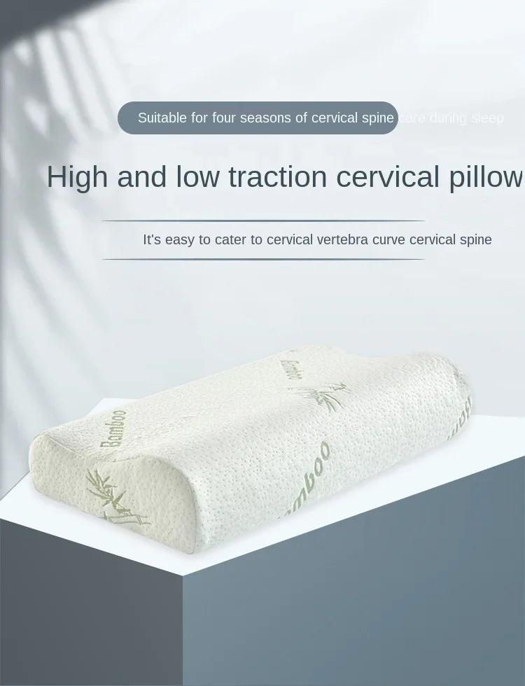 Bamboo Memory Foam Orthopedic Cervical Pillow