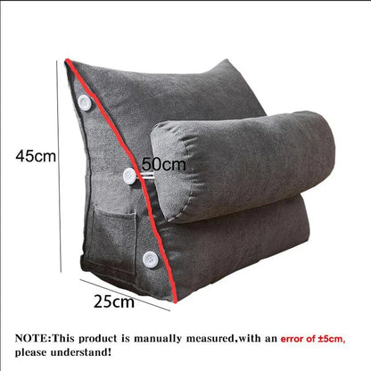 Triangular Cushion Lumbar Backrest Lounger