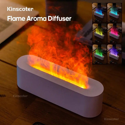 Aromatherapy Flame Diffuser & Humidifier