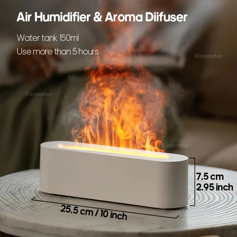 Aromatherapy Flame Diffuser & Humidifier