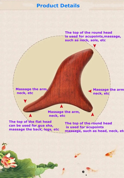 Traditional Wooden Reflexology Thai Massage Tool