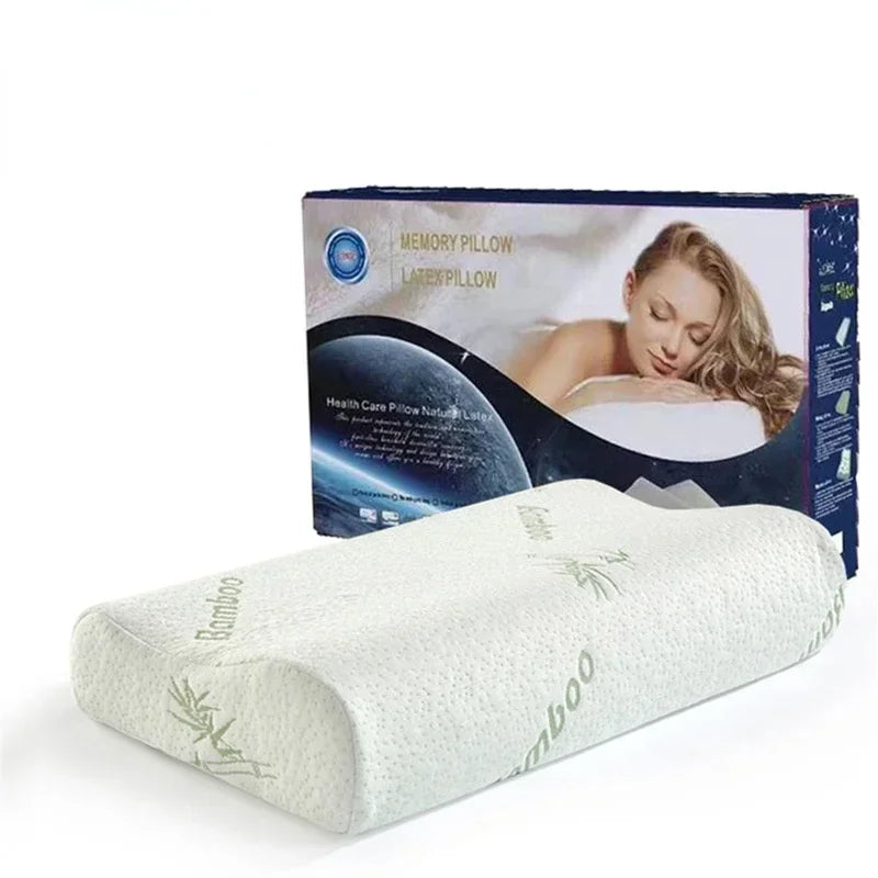 Bamboo Memory Foam Orthopedic Cervical Pillow