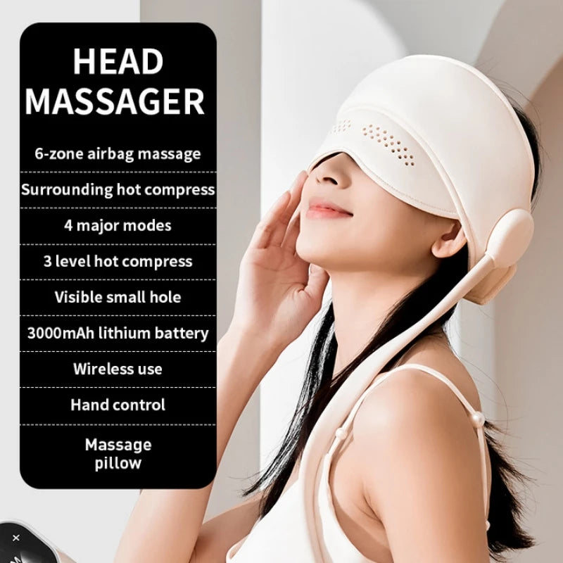 Air Pressure Electric Head Massager