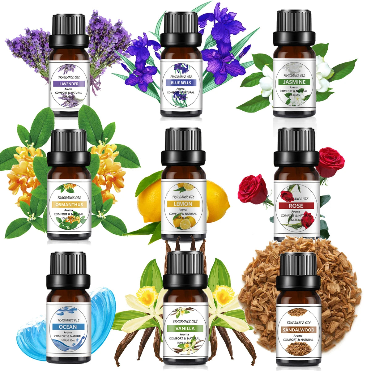 Natural Essential Oil - Fruit Flavors (10ml)